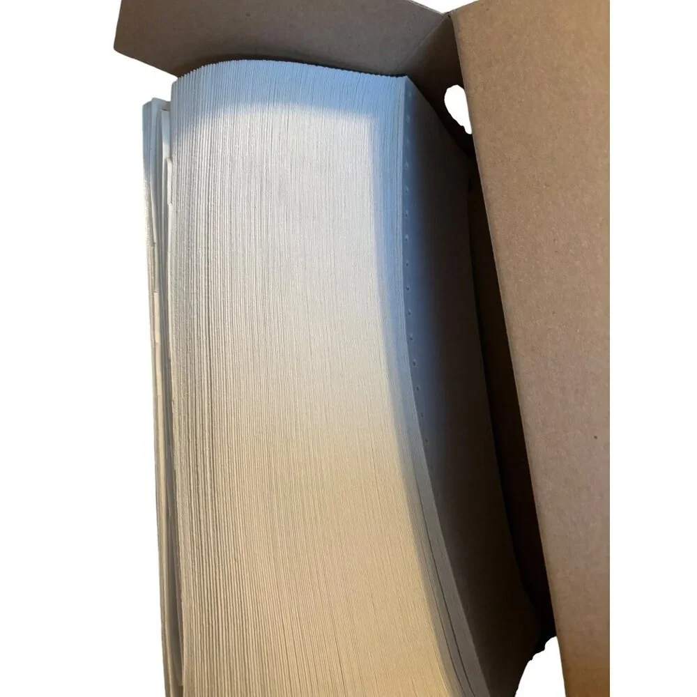 Avery Dot Matrix Labels 3 1/2 x 15/16 4013 Continuous Pin Fed Open Box